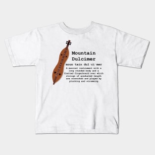 Smart People Play Mountain Dulcimer Kids T-Shirt